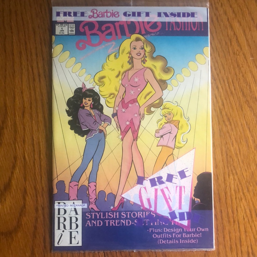 Barbie Comic Book. Jan 1, 1990 Vintage Barbie Fashion First Issue Seale…
